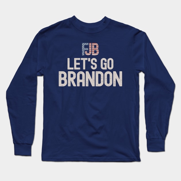 Vintage Let's Go Brandon Long Sleeve T-Shirt by Etopix